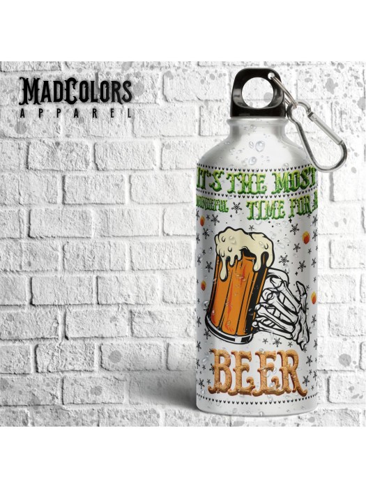 Метална бутилка за вода Madcolors - It's The Most Wonderful Time For A Beer